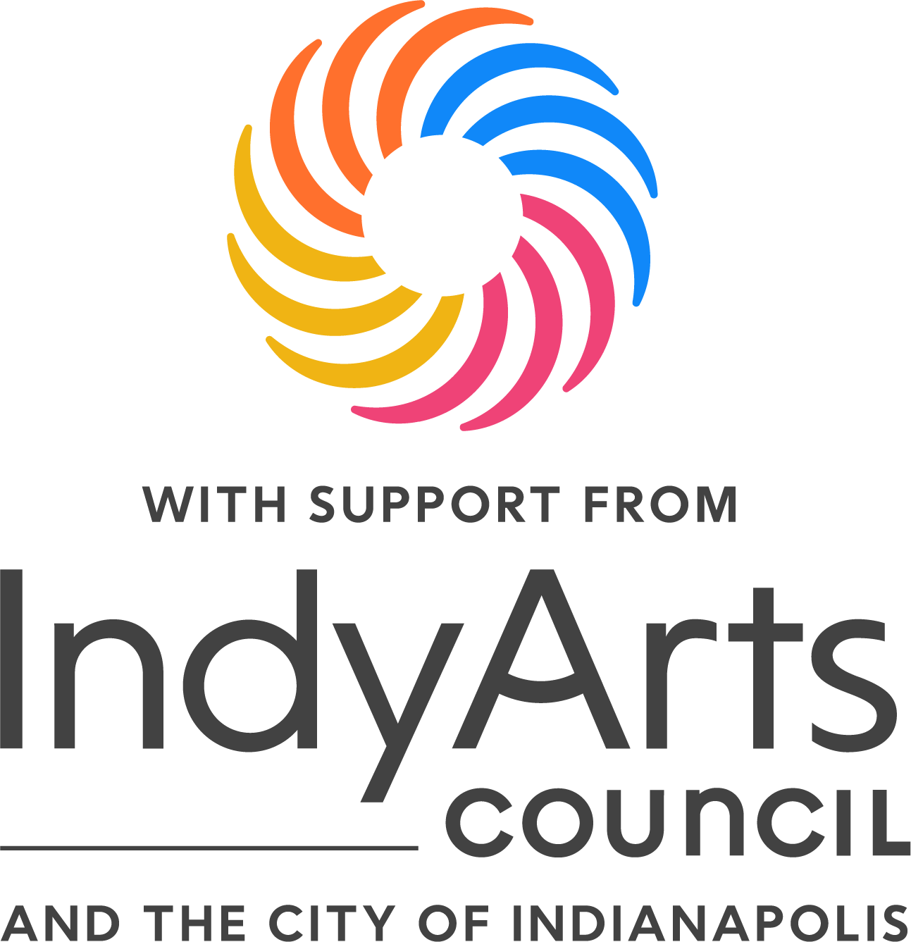 With Support From Indy Arts Council and the City of Indianapolis. 